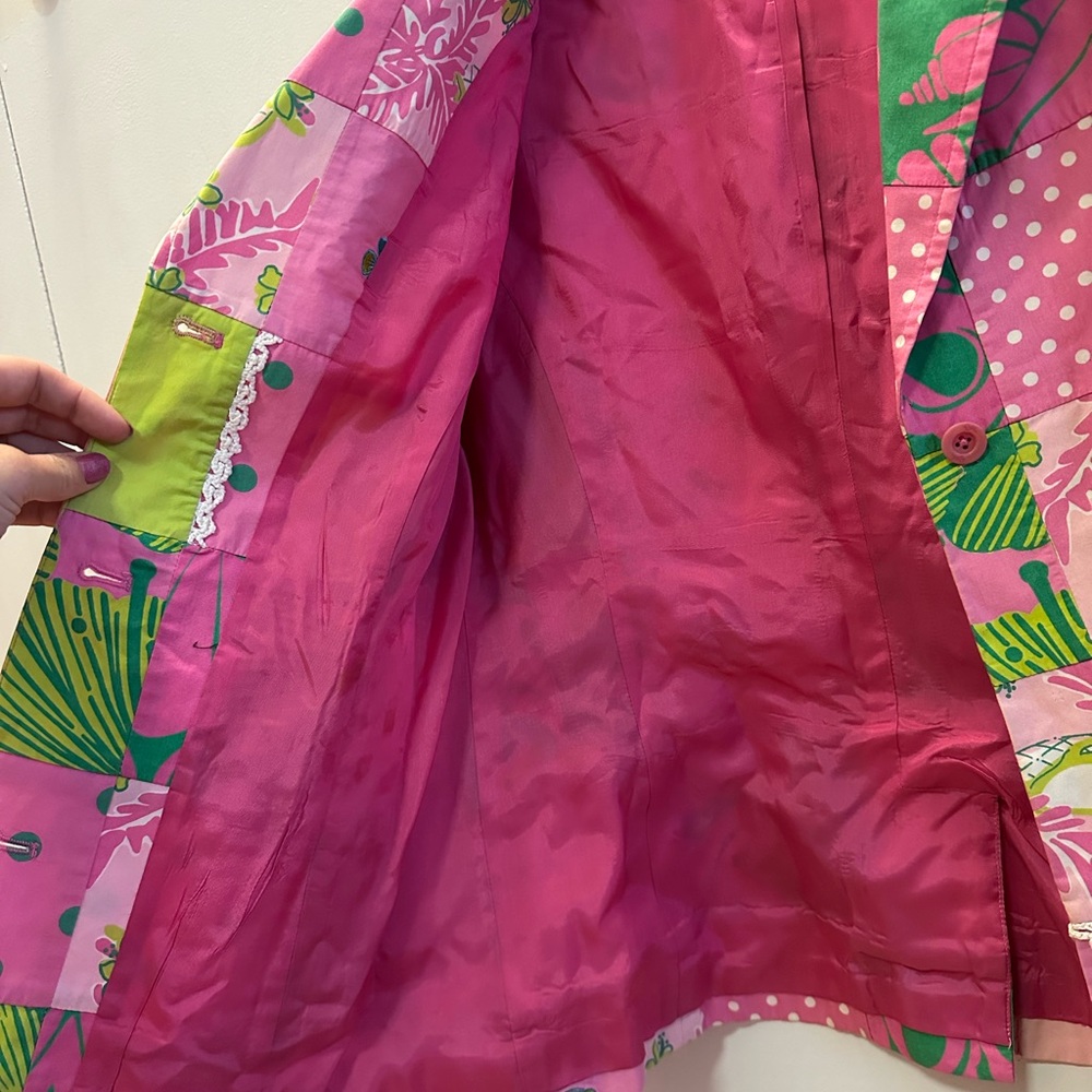 Lilly Pulitzer Patchwork Blazer - Picture 6 of 10